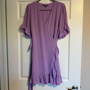 Gianni Bini Purple Wrap Dress
